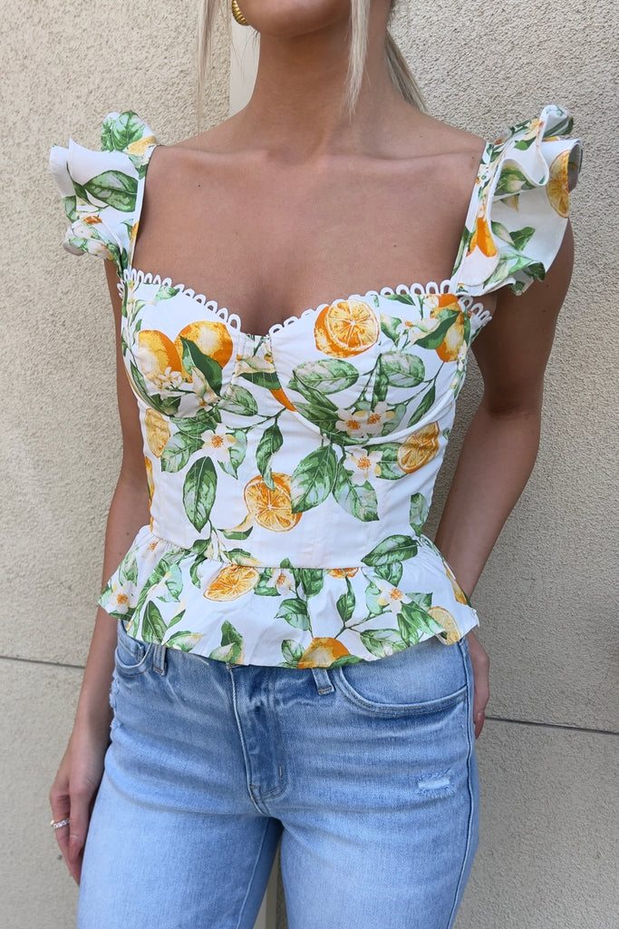 AMALFI CORSET TOP - Violet Muse Boutique