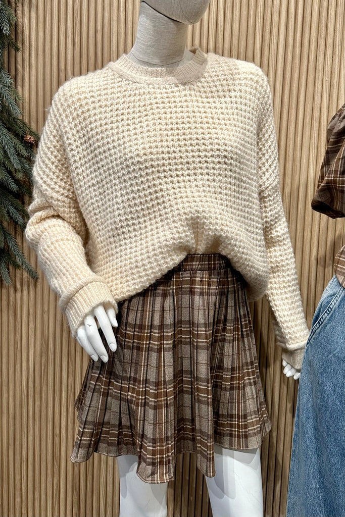 ARIA PLAID SKIRT - Violet Muse Boutique