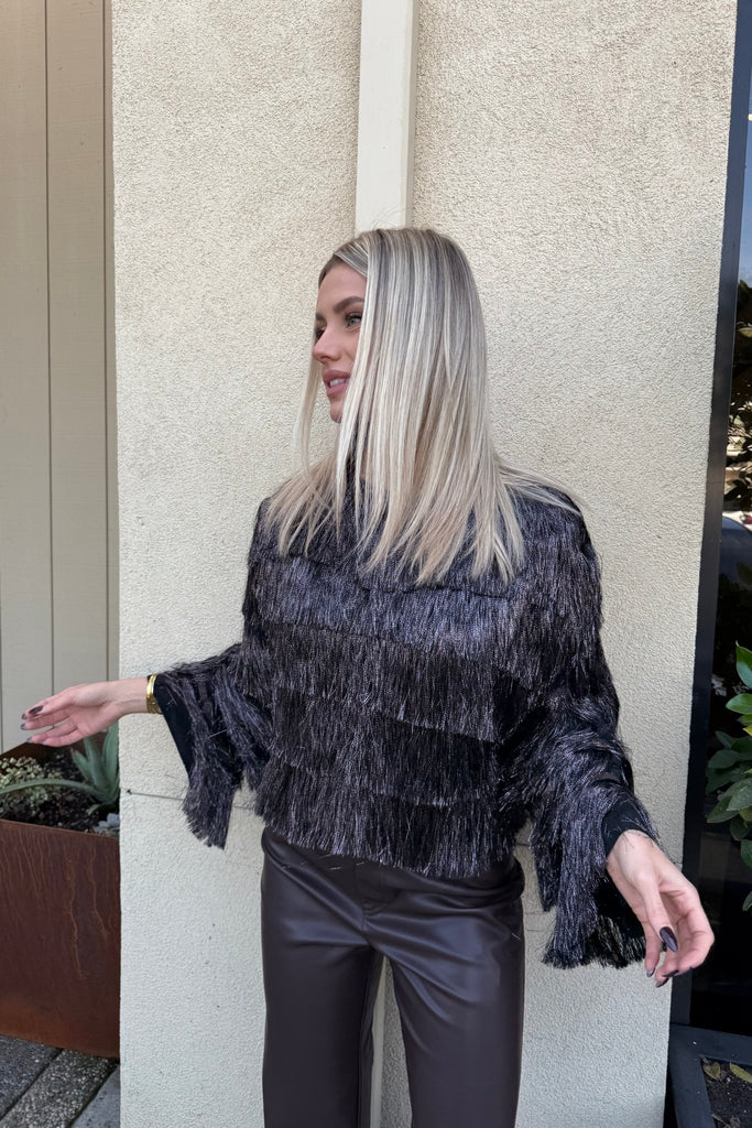 ASTRAL FRINGE JACKET - Violet Muse Boutique