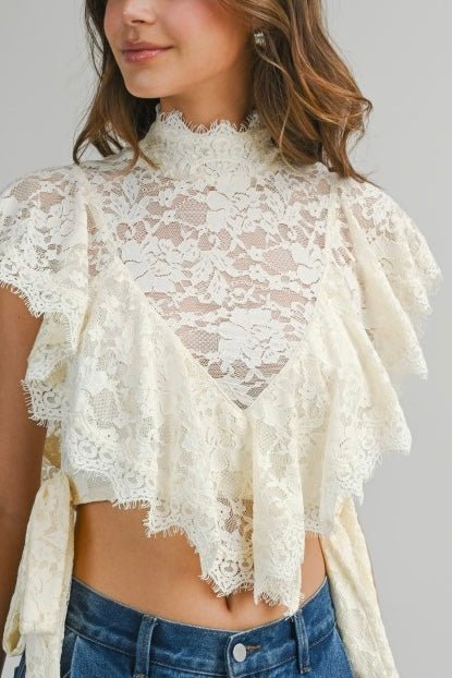 BELLE AMOUR LACE TOP – Violet Muse Boutique