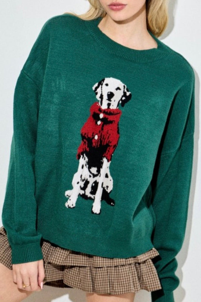 BRIAR PARK GRAPHIC SWEATER - Violet Muse Boutique