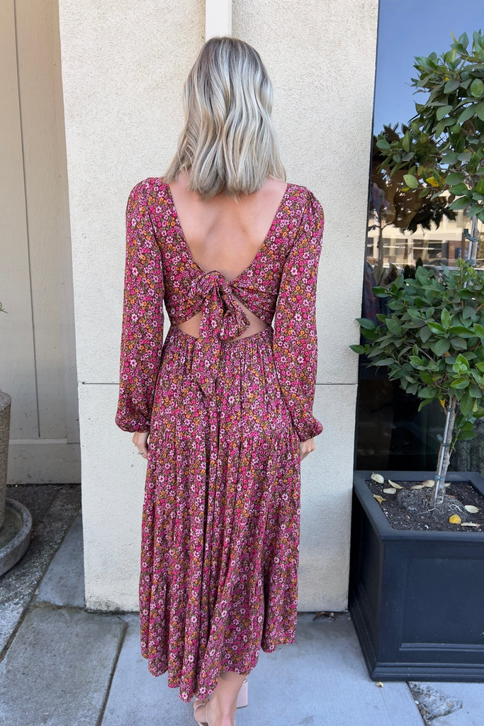 BRIONY ROSE FLORAL DRESS - Violet Muse Boutique