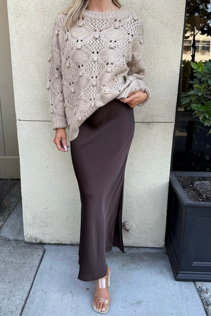 CARISSE SLIP SKIRT - Violet Muse Boutique