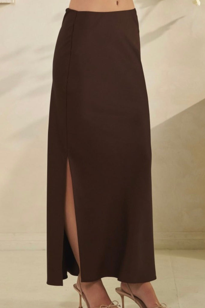 CARISSE SLIP SKIRT - Violet Muse Boutique