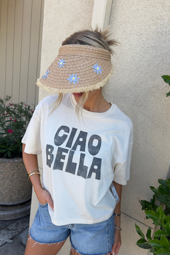 CIAO BELLA GRAPHIC TSHIRT - Violet Muse Boutique
