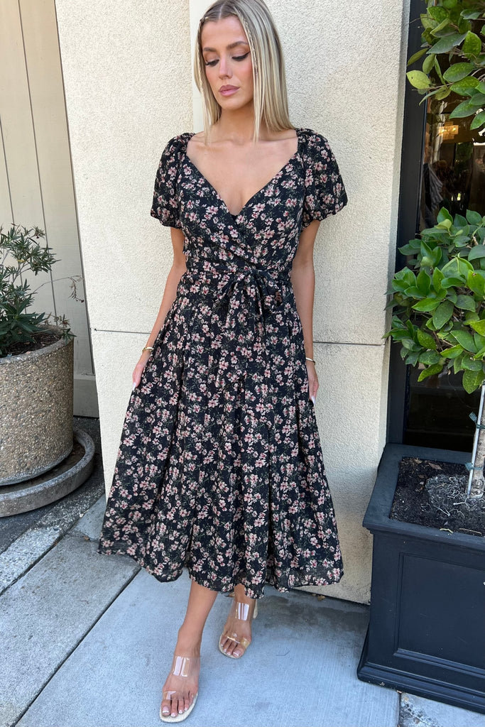 COTELLE FLORAL DRESS - Violet Muse Boutique