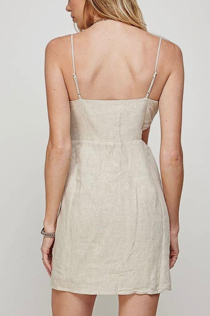 DAVIE LINEN DRESS - Violet Muse Boutique
