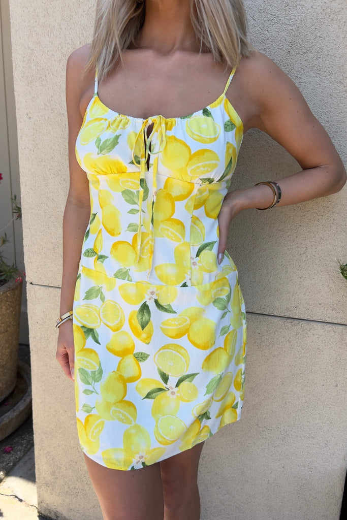 DOLCE MARE LINEN DRESS - Violet Muse Boutique