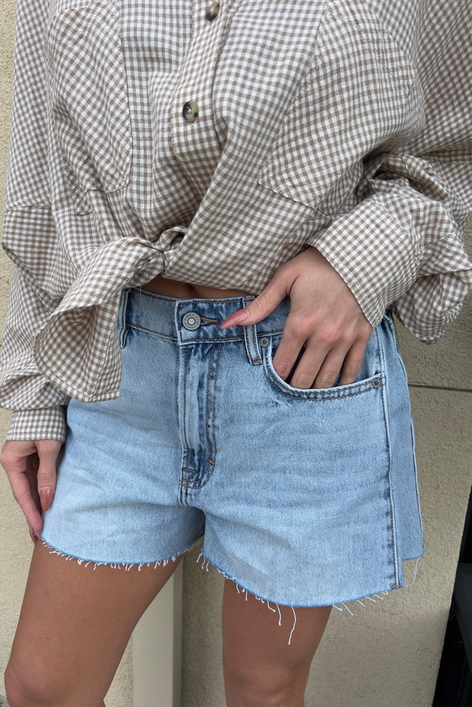 DREE LIGHT WASH DENIM JEANS - Violet Muse Boutique