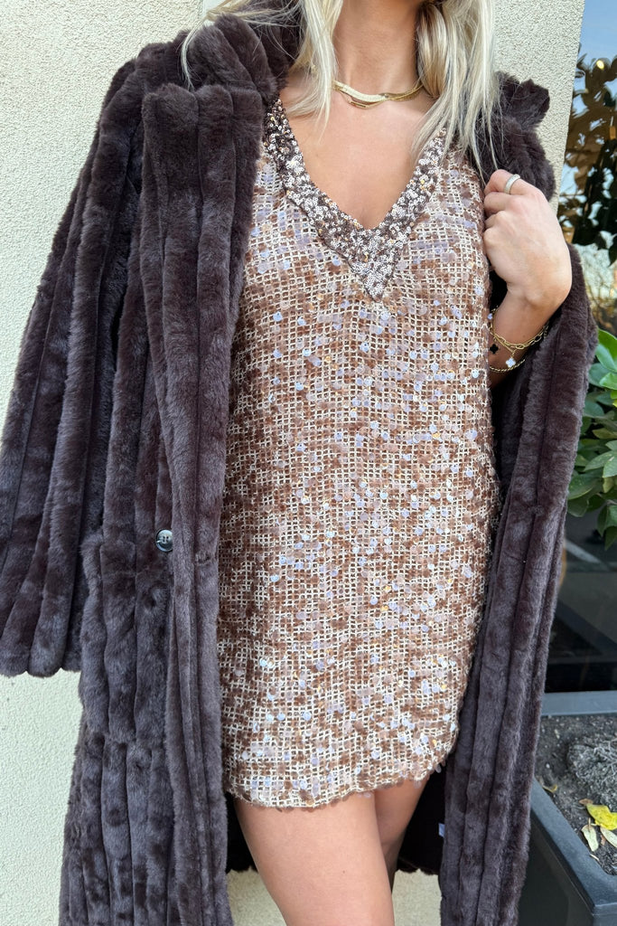 ECLAT NIGHT SEQUIN DRESS - Violet Muse Boutique