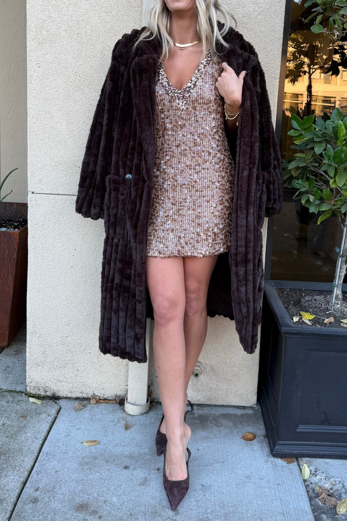 ECLAT NIGHT SEQUIN DRESS - Violet Muse Boutique