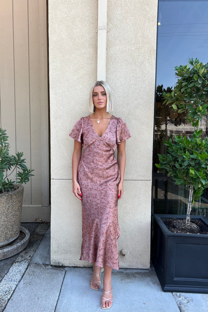ELOWEN FLORAL DRESS - Violet Muse Boutique