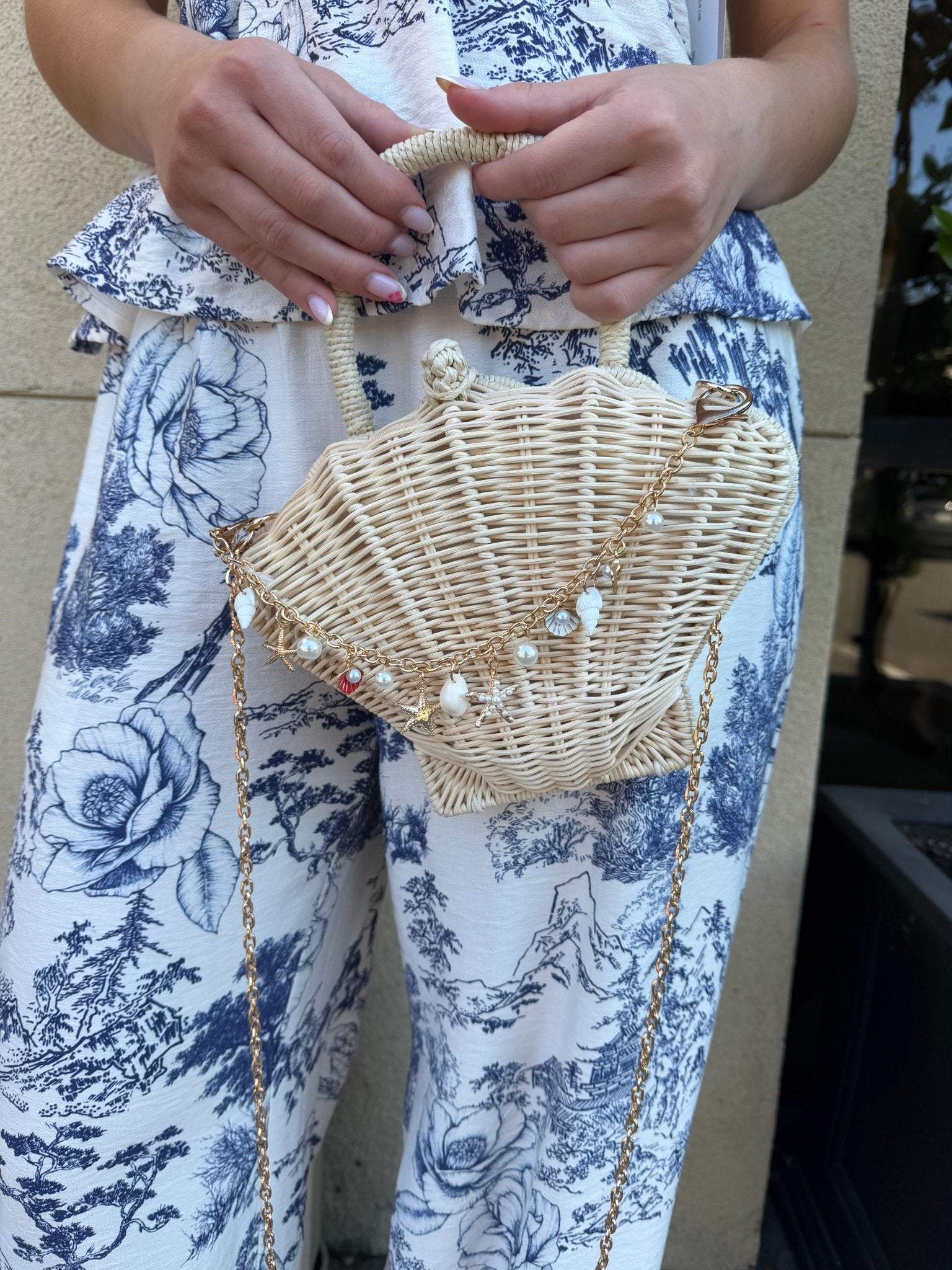 Erica Stuart Shell ERICA STRAW SHELL BAG – Violet Muse Boutique