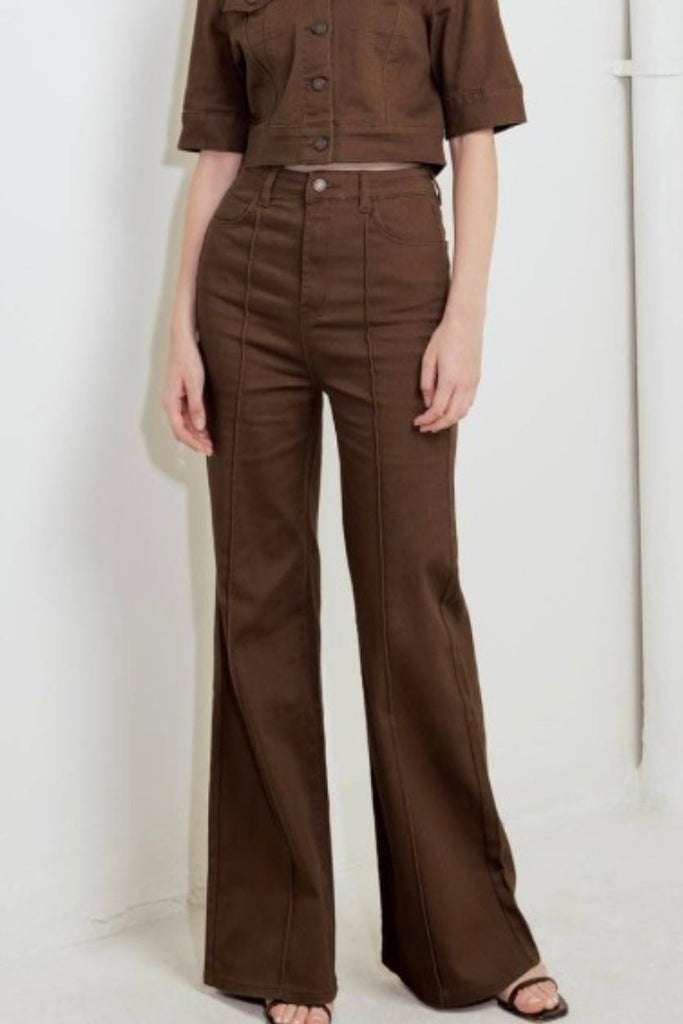 FARAH FRONT POCKET DENIM JEANS - Violet Muse Boutique