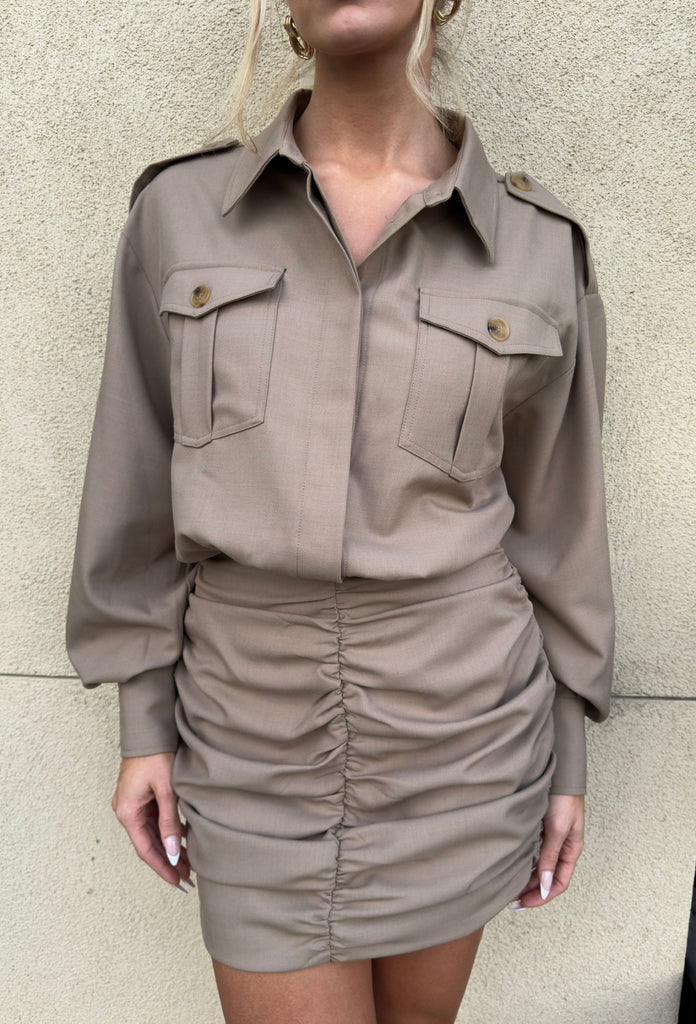 FIORA CARGO DRESS - Violet Muse Boutique