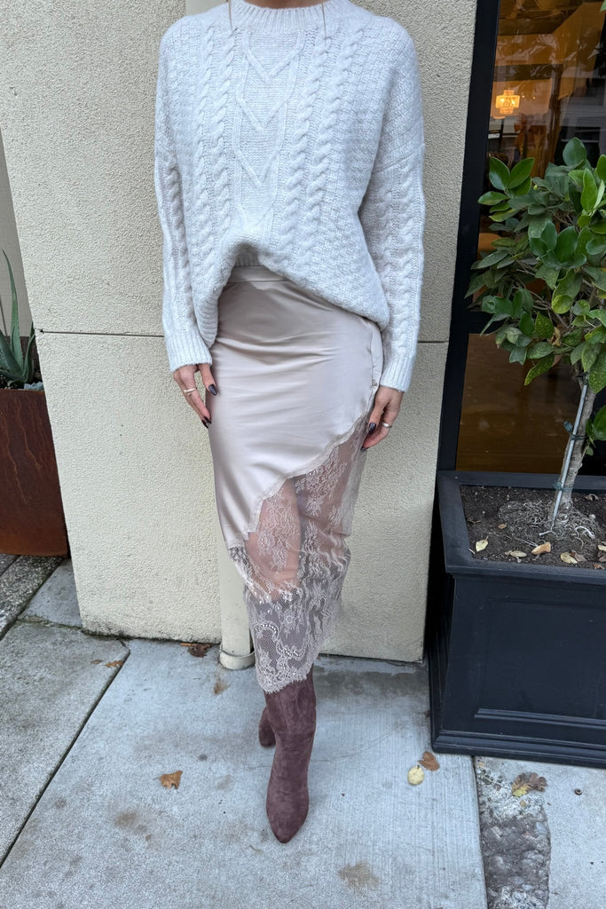 HALO MIST LACE SKIRT - Violet Muse Boutique