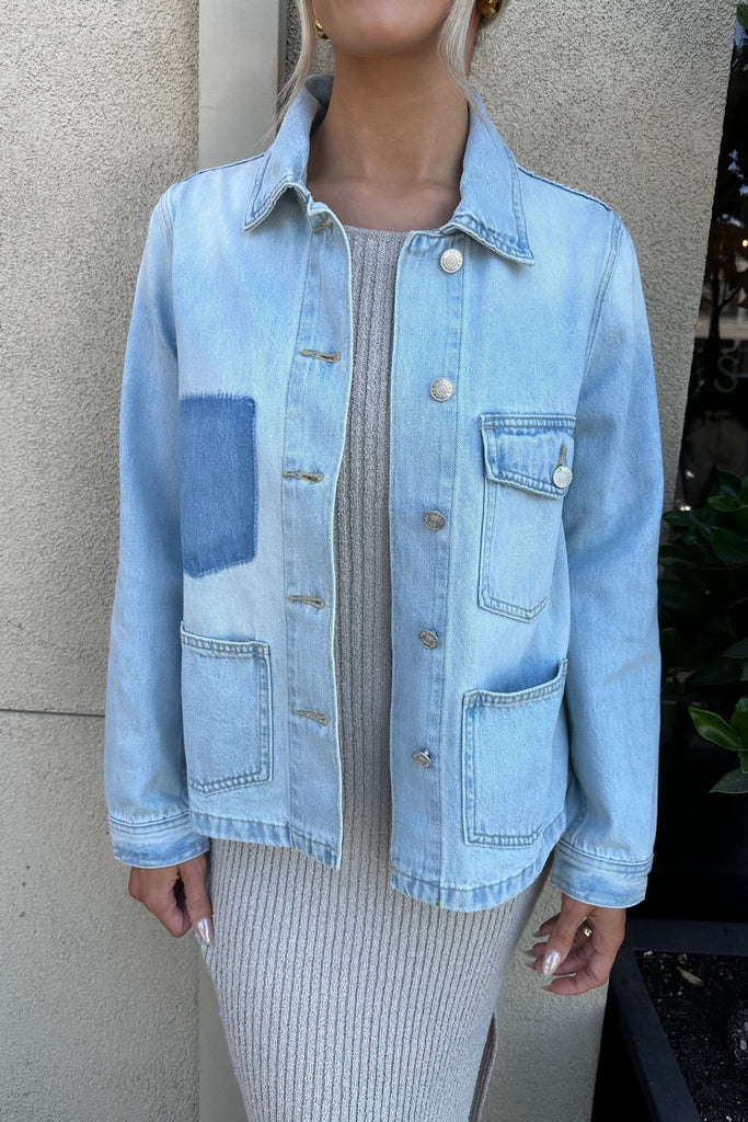 HARVEY DENIM JACKET - Violet Muse Boutique