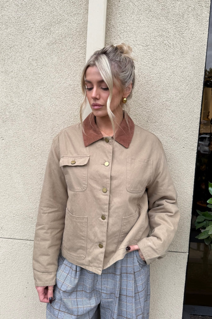 HAVANA BARN UTILITY JACKET - Violet Muse Boutique