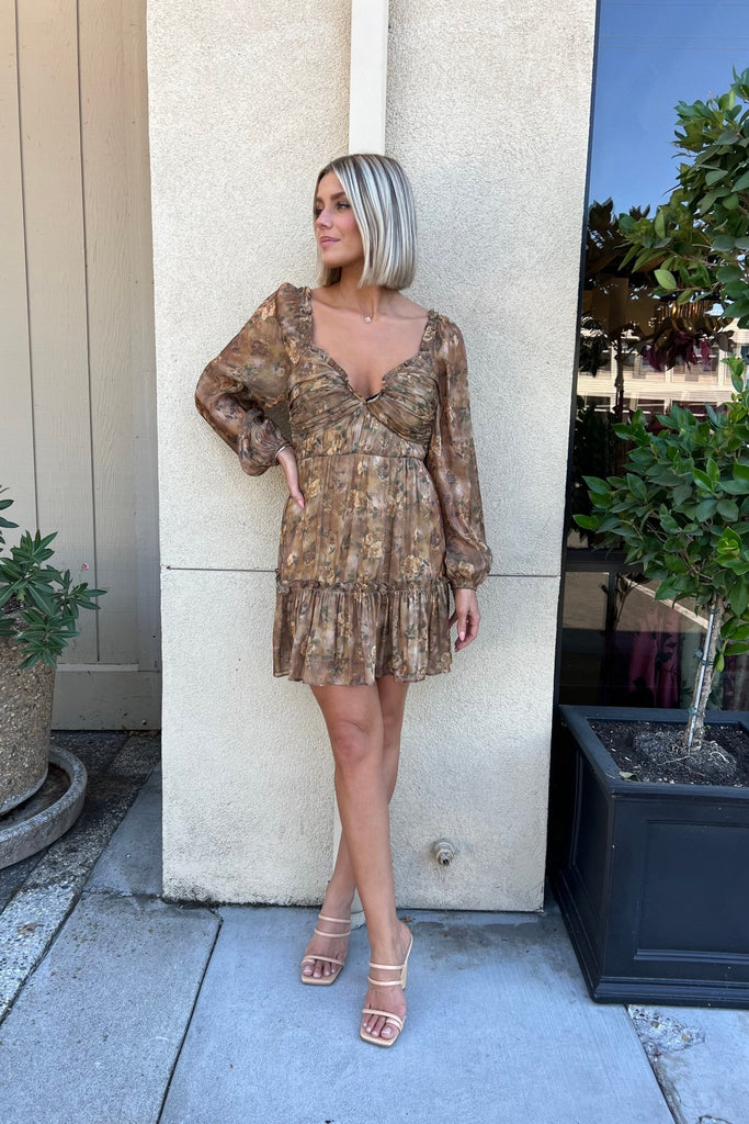 HAZEL GROVE FLORAL DRESS - Violet Muse Boutique