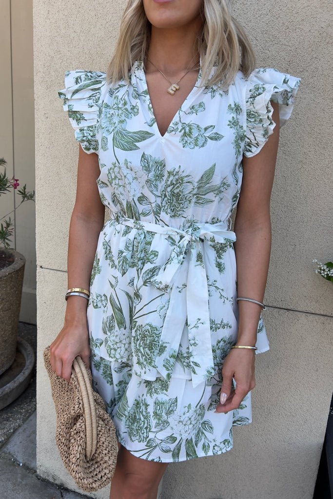 IMARA FLORAL DRESS - Violet Muse Boutique
