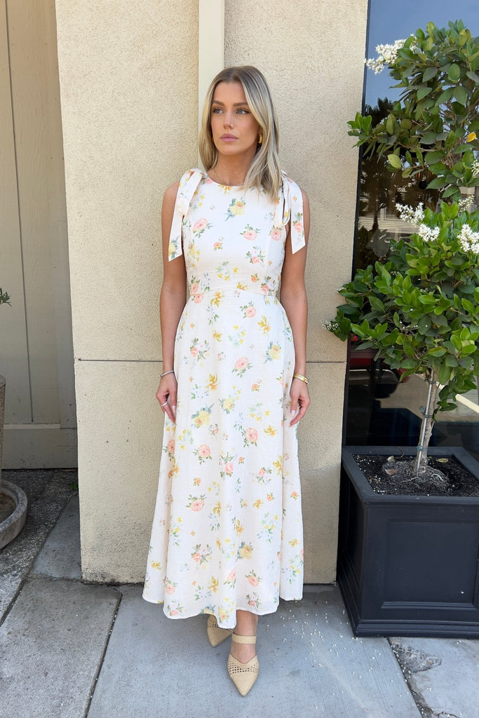 JUNO ROSE FLORAL DRESS - Violet Muse Boutique