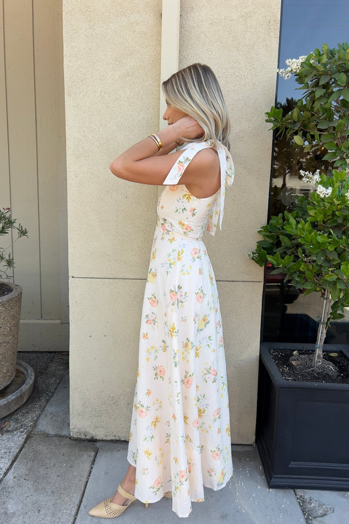JUNO ROSE FLORAL DRESS - Violet Muse Boutique