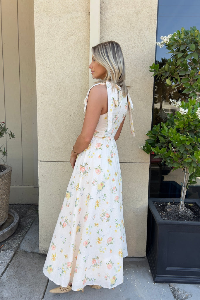JUNO ROSE FLORAL DRESS - Violet Muse Boutique