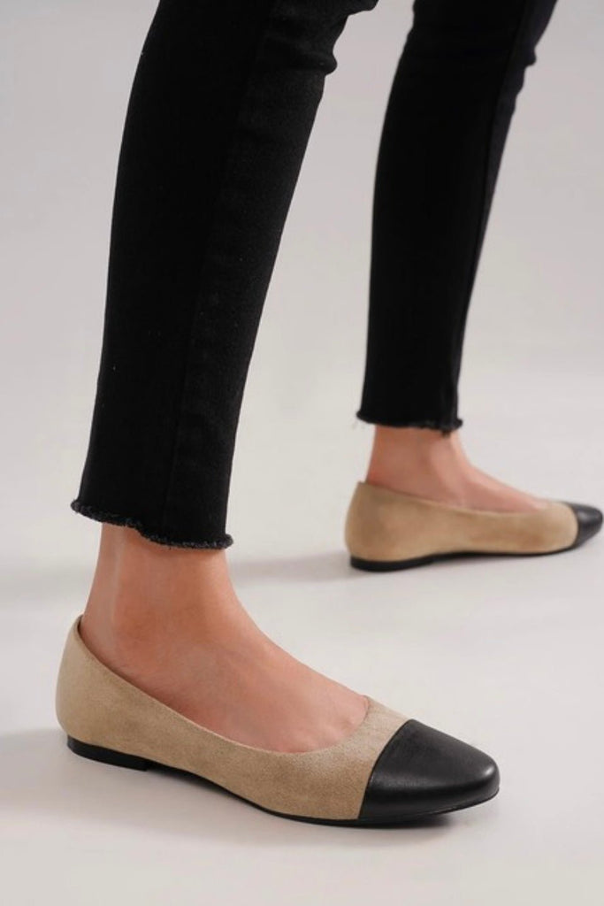 KOLE SUEDE BALLET FLATS - Violet Muse Boutique