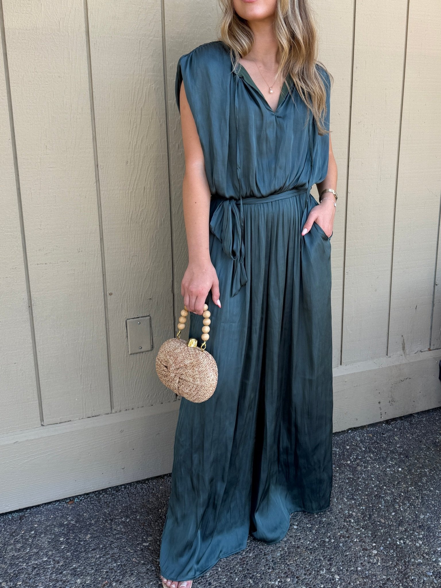 LA DOLCE WIDE LEG JUMPSUIT – Violet Muse Boutique