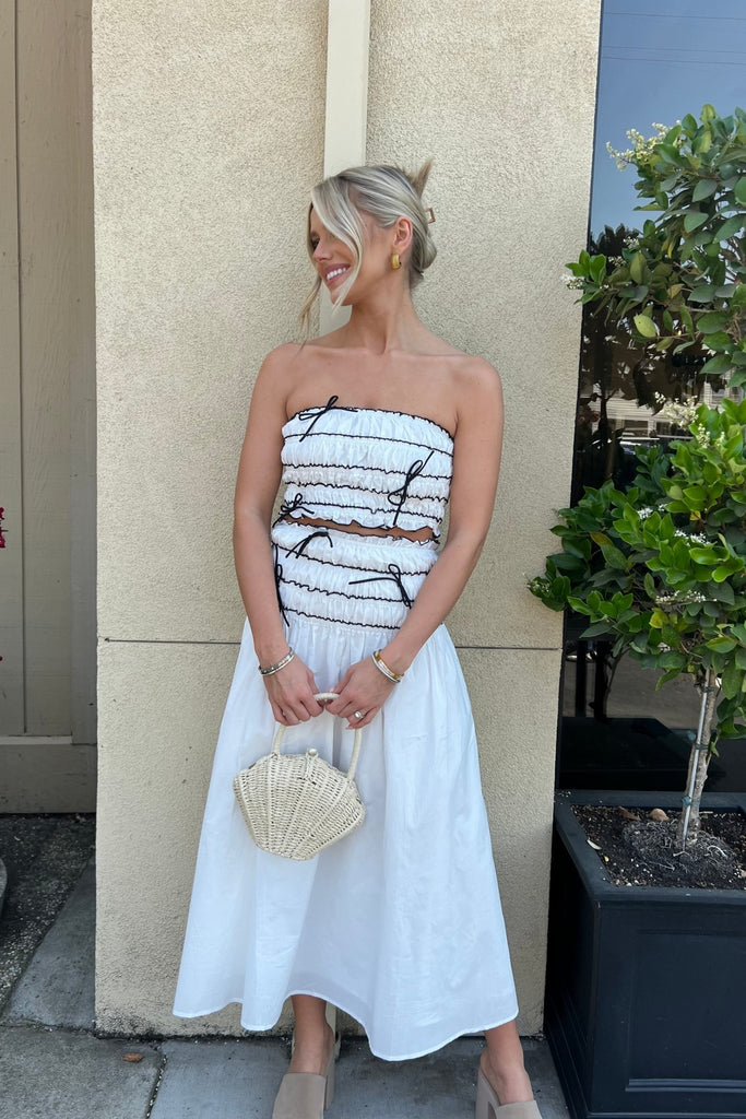 LALLI IVORY SHELL BAMBOO CLUTCH - Violet Muse Boutique