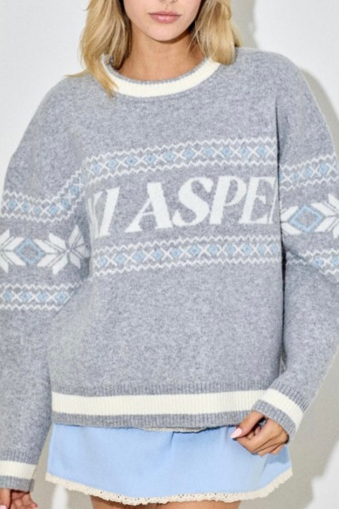 LE SOMMET SWEATER - Violet Muse Boutique