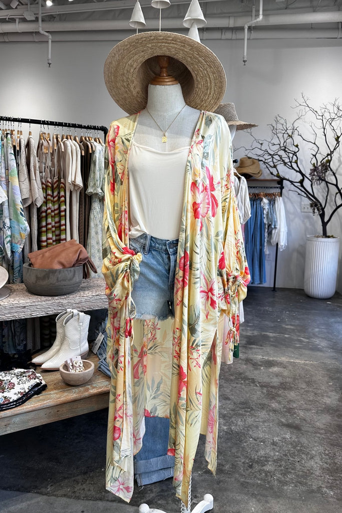 LOST IN PARADISE DUSTER - Violet Muse Boutique