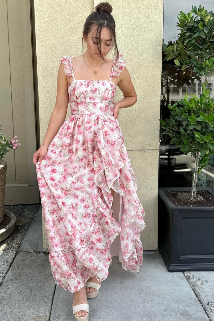 LOVE AFFAIR FLORAL DRESS - Violet Muse Boutique