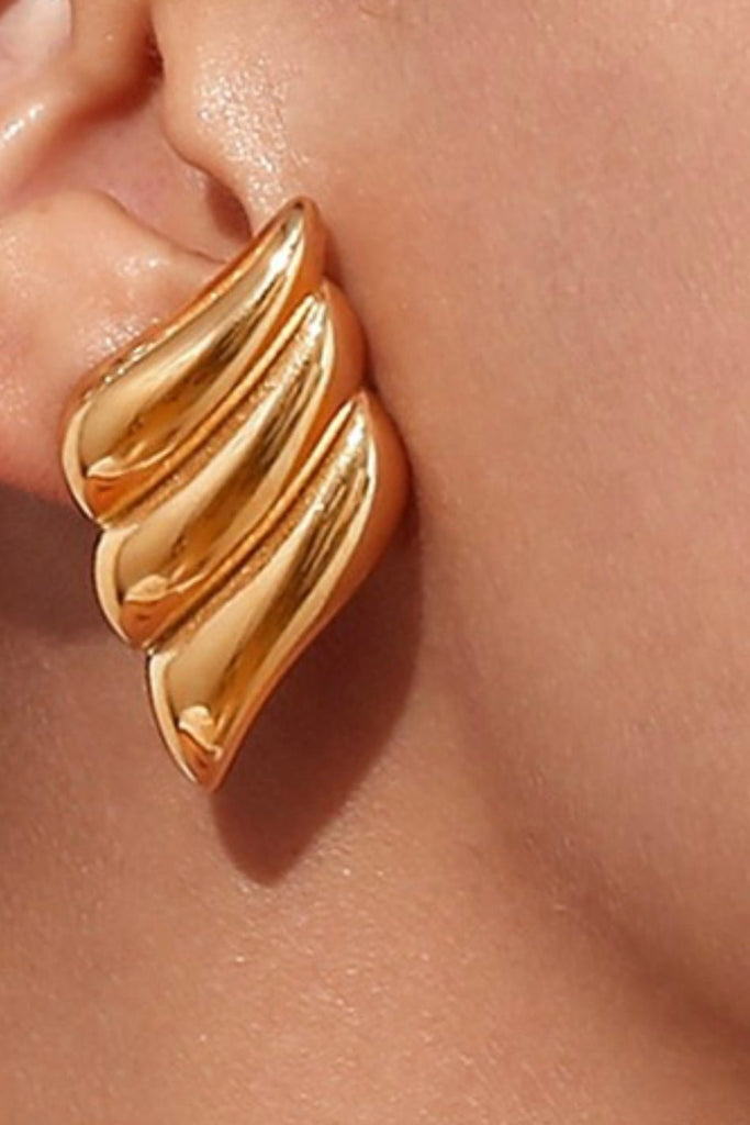 LUNA WAVE EARRINGS - Violet Muse Boutique