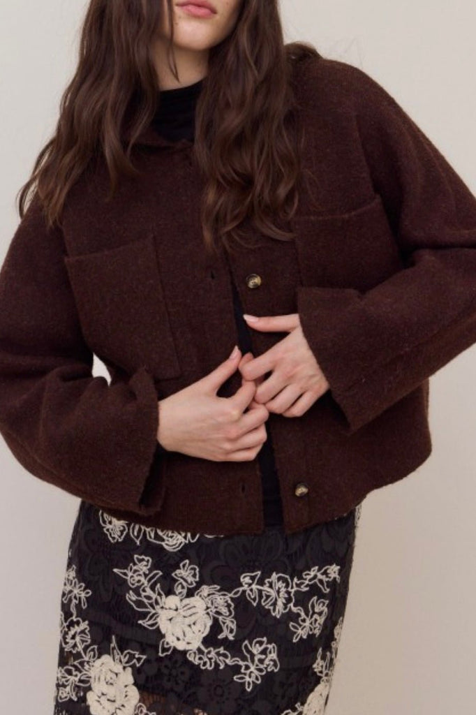 MAISON RUE KNIT COAT - Violet Muse Boutique