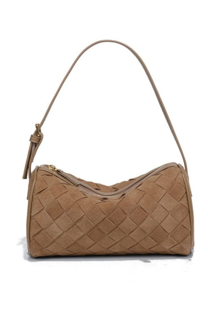 MARKLEY TAN SUEDE BAG - Violet Muse Boutique
