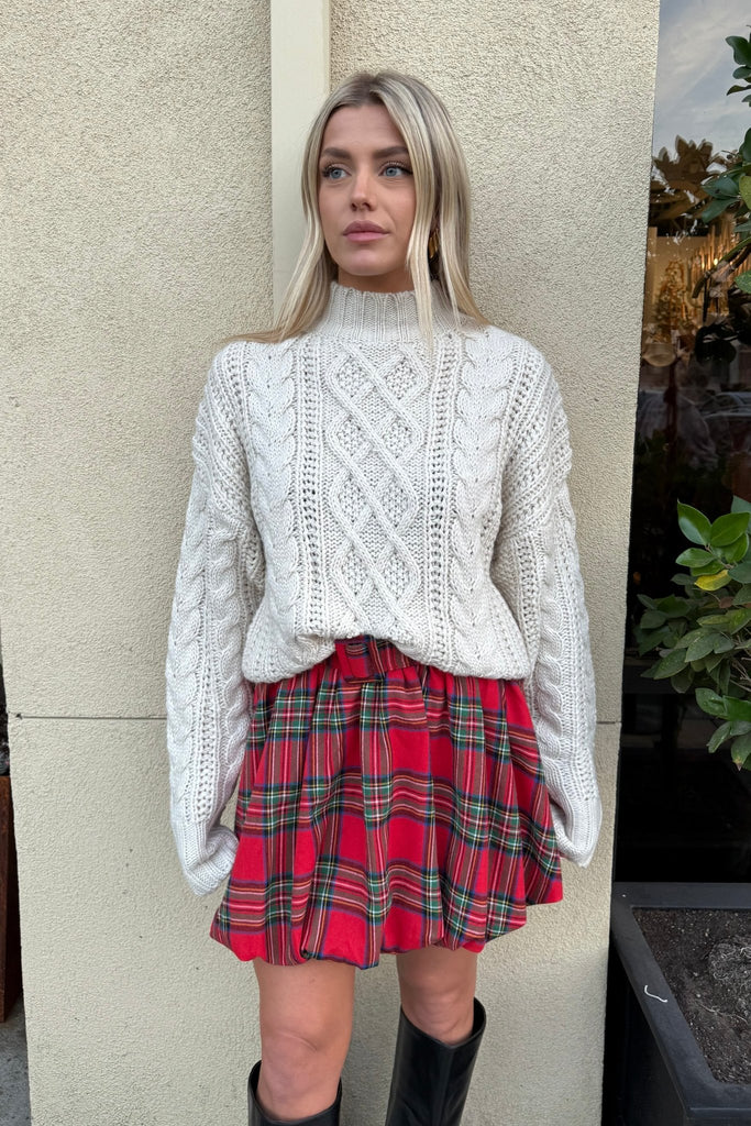 MARRYDALE PLAID SKIRT - Violet Muse Boutique