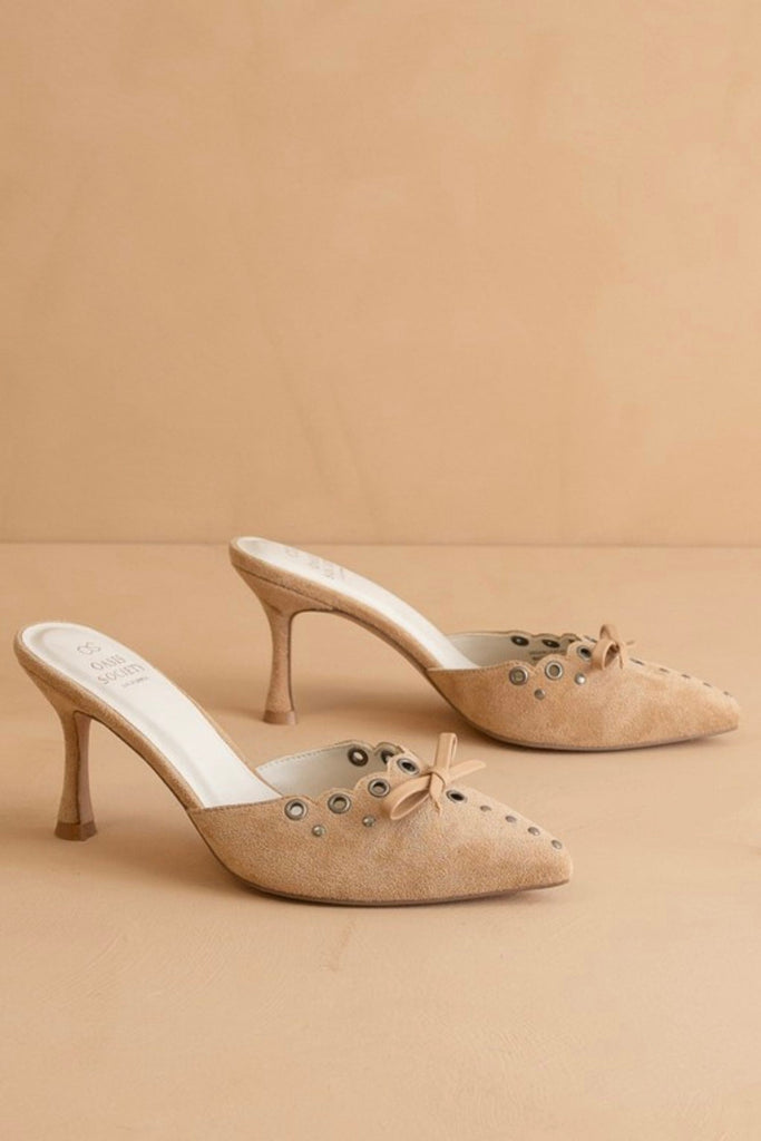 MURISA SUEDE SLIP ON PUMPS - Violet Muse Boutique