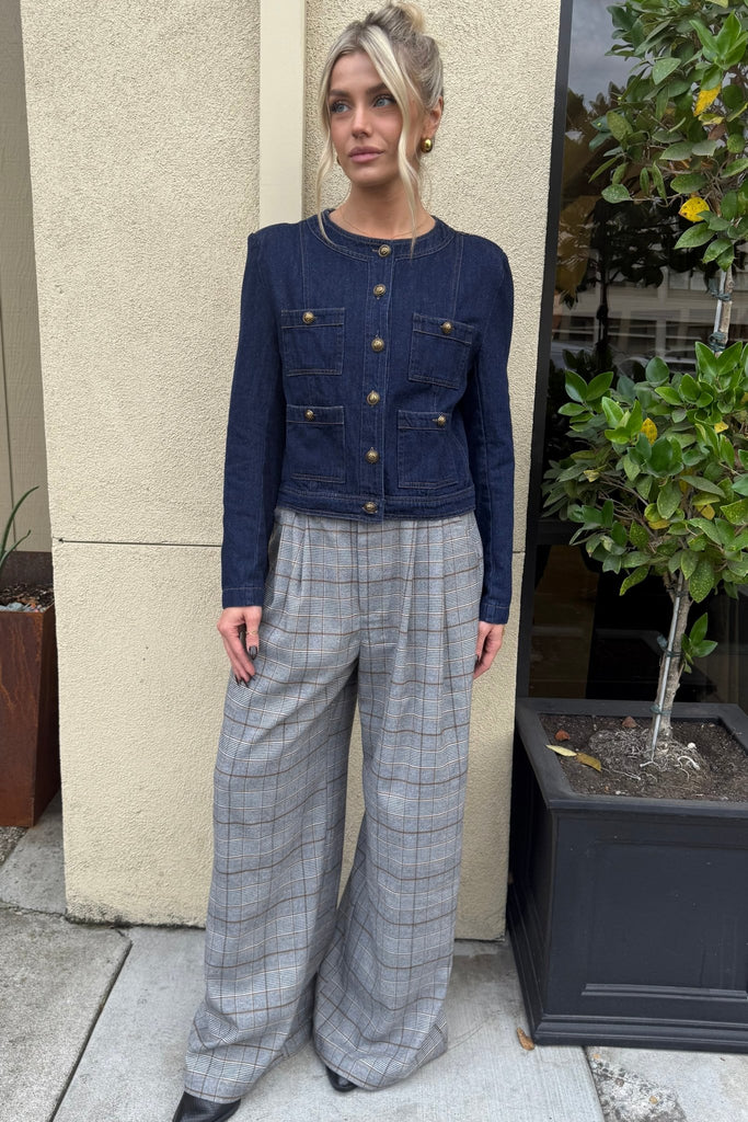 NOUVEAU DENIM JACKET - Violet Muse Boutique