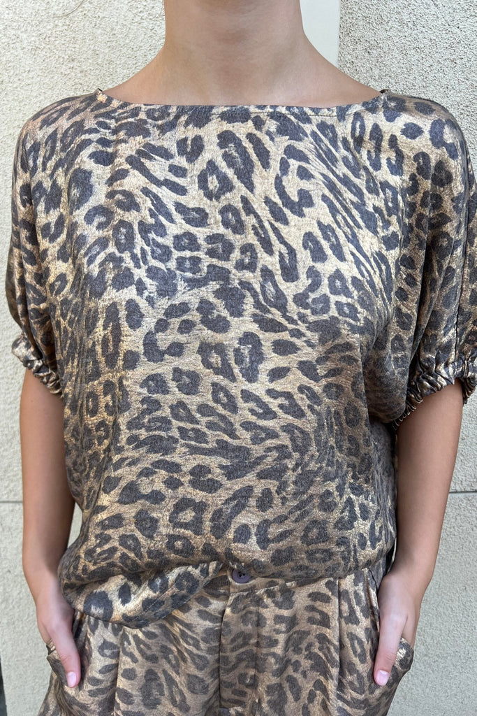PALMDALE PRINTED TOP - Violet Muse Boutique