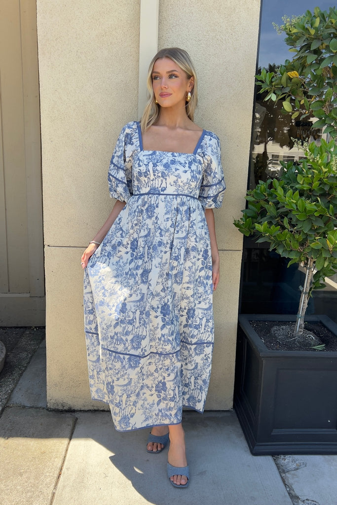 SEAGLOW TEARED DRESS - Violet Muse Boutique