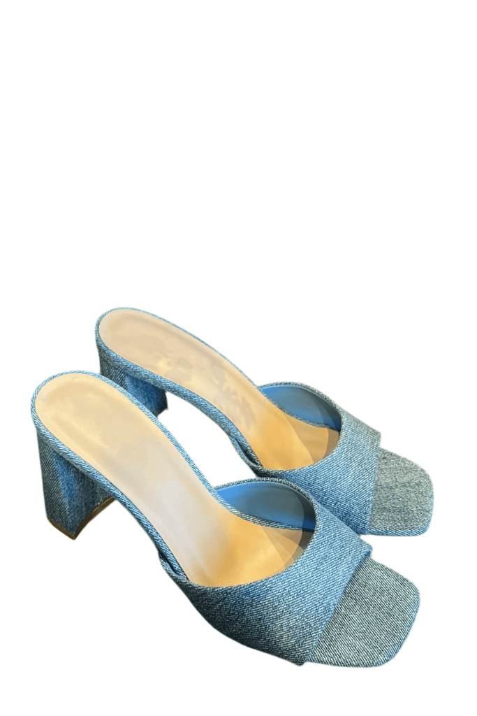 SELBY DENIM SANDAL - Violet Muse Boutique