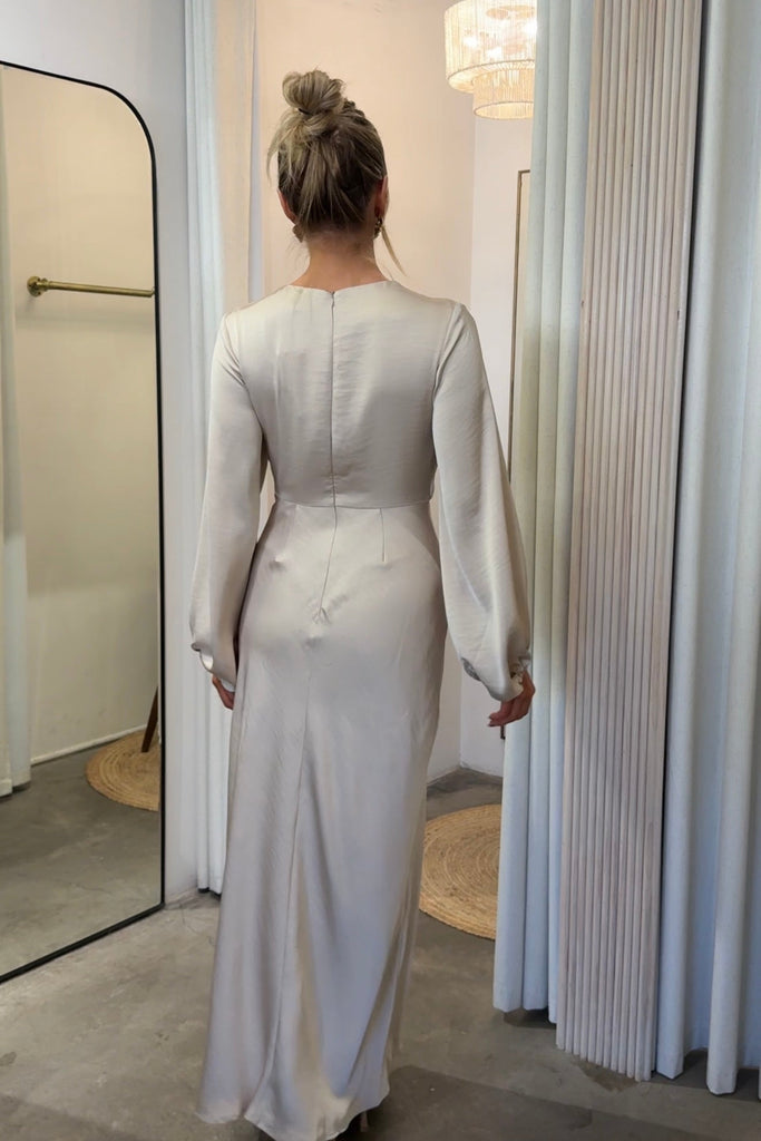 SOL AMOUR CHAMPAGNE DRESS - Violet Muse Boutique