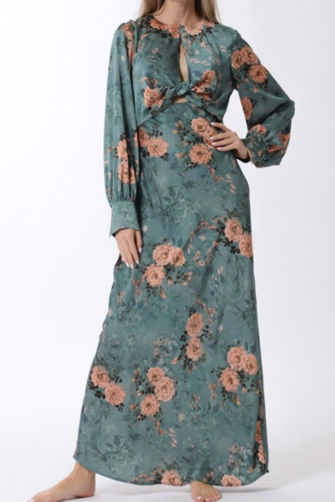 SOL AMOUR FLORAL DRESS - Violet Muse Boutique