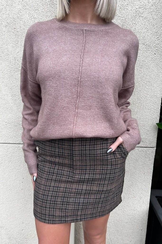 SOLACE PLAID MINI SKIRT - Violet Muse Boutique