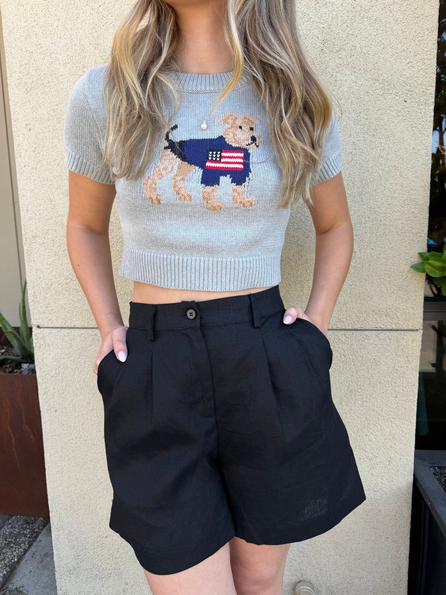 SORRENTO BLACK LINEN SHORTS – Violet Muse Boutique