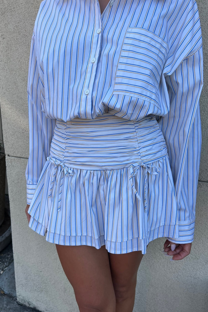 SUNBLUFF STRIPED SKIRT - Violet Muse Boutique