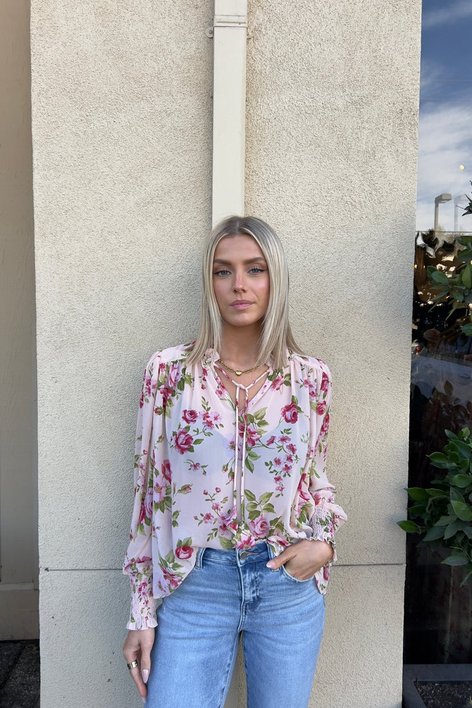 SWEET EVER FLORAL TOP - Violet Muse Boutique