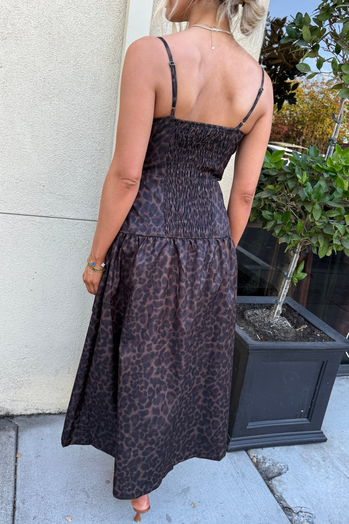 TAWNY VALE PRINTED DRESS - Violet Muse Boutique