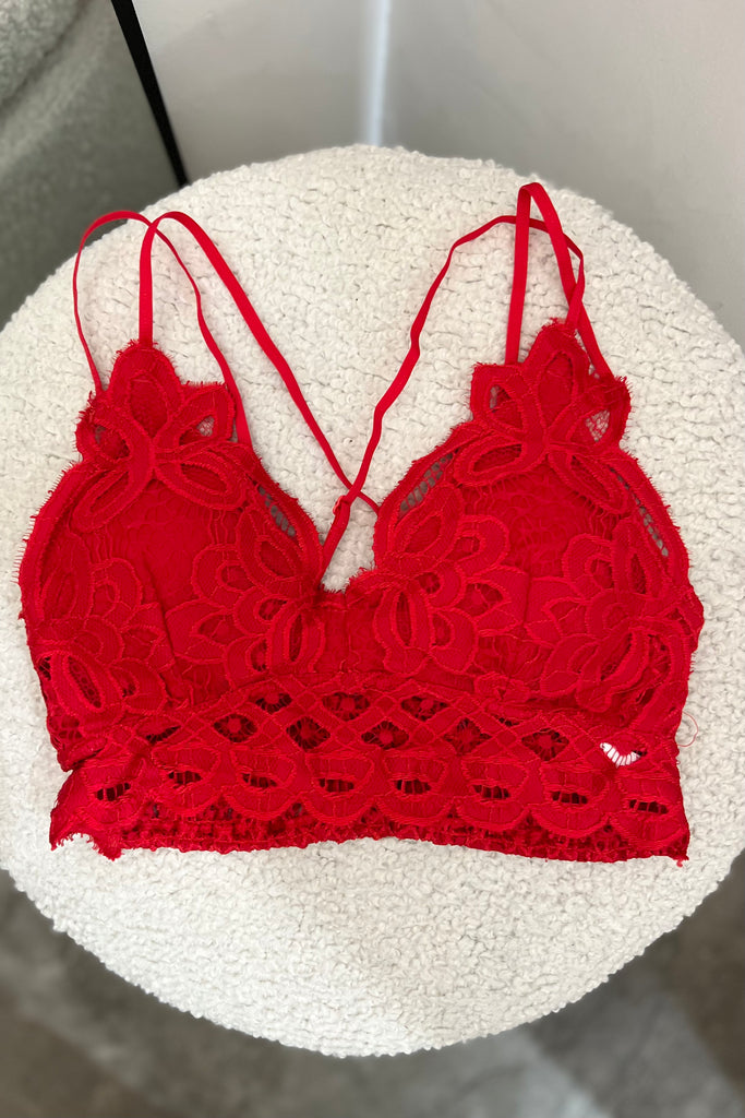 Andrea Crochet Lace Bralette – Lola Boutique